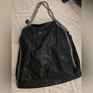 Black Stella McCartney fallabella tote bag large- used AUTHENTIC